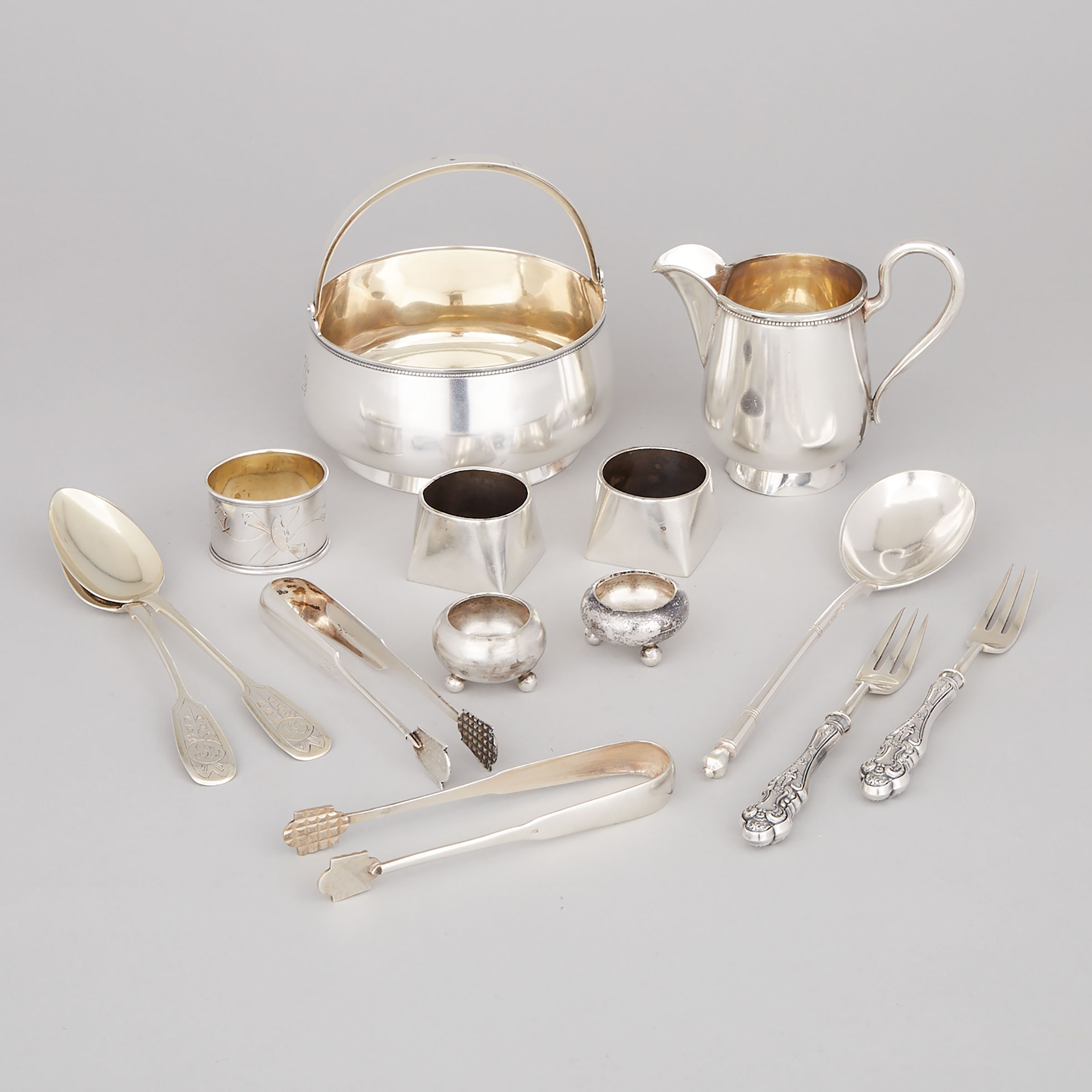 Group of Estonian and Russian Silver Articles, late 19th/early 20th century