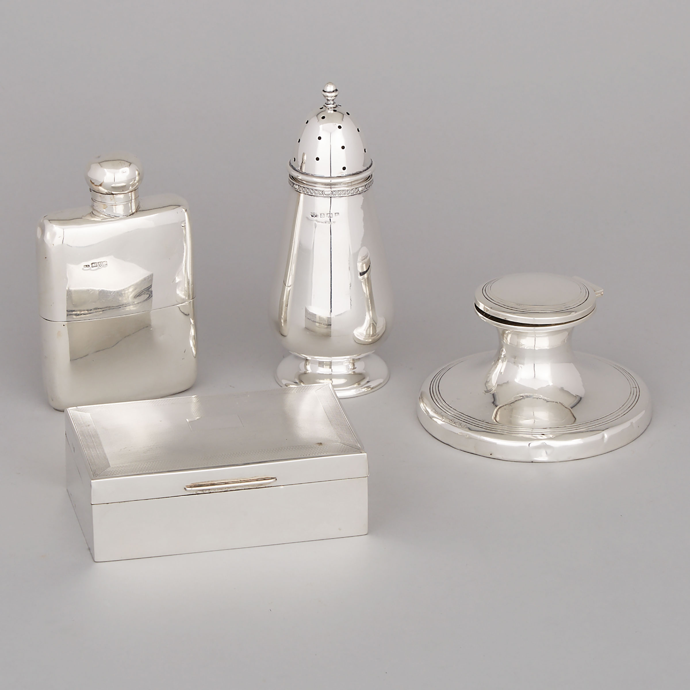 Group of English Silver Articles, Birmingham and Chester, 1903-37