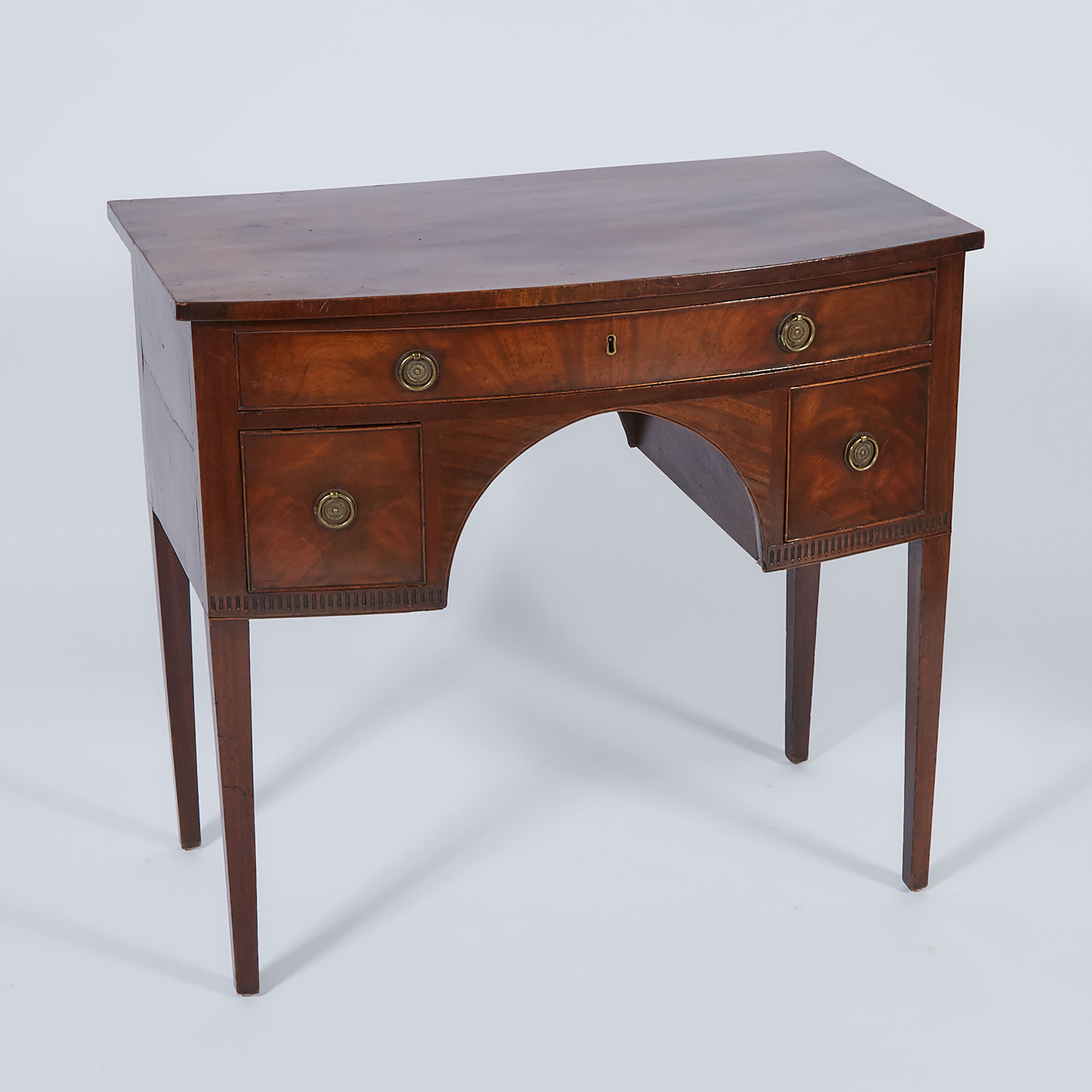 Sheraton Style Kneehole Dressing Table, early 19th century