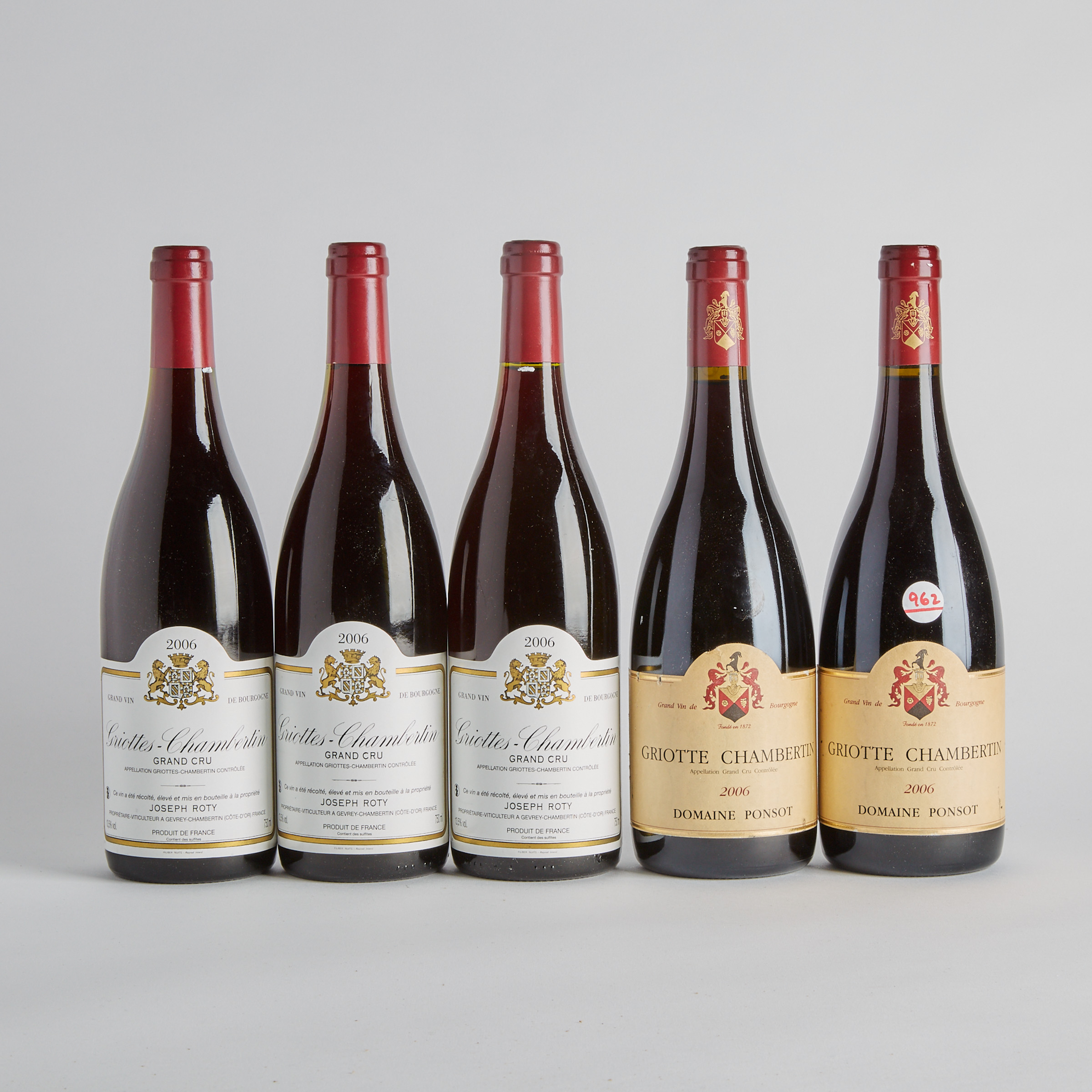 DOMAINE J. ROTY GRIOTTES-CHAMBERTIN 2006 (3)
DOMAINE PONSOT GRIOTTE-CHAMBERTIN 2006 (2)