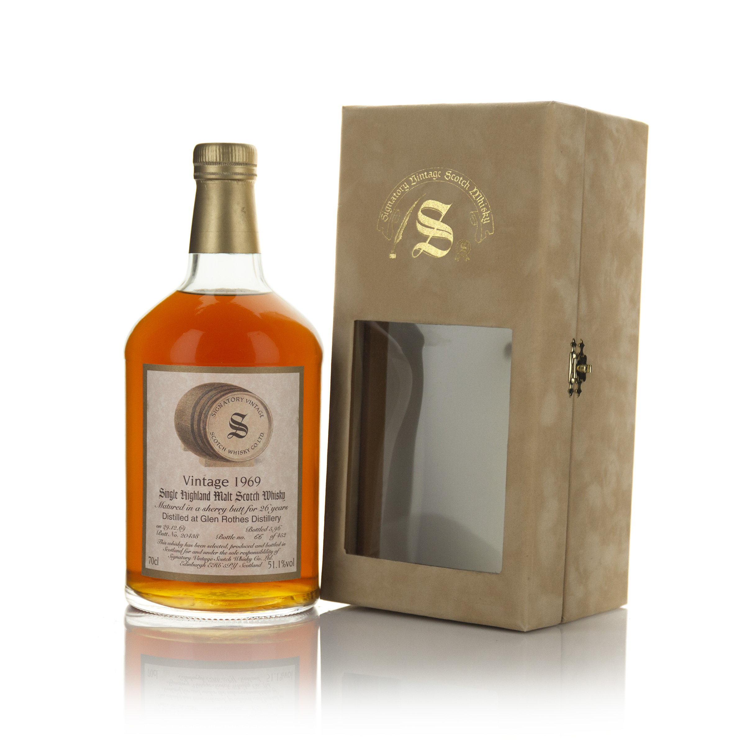 GLEN ROTHES SINGLE HIGHLAND MALT SCOTCH WHISKY 26 YEARS (ONE 70 CL)