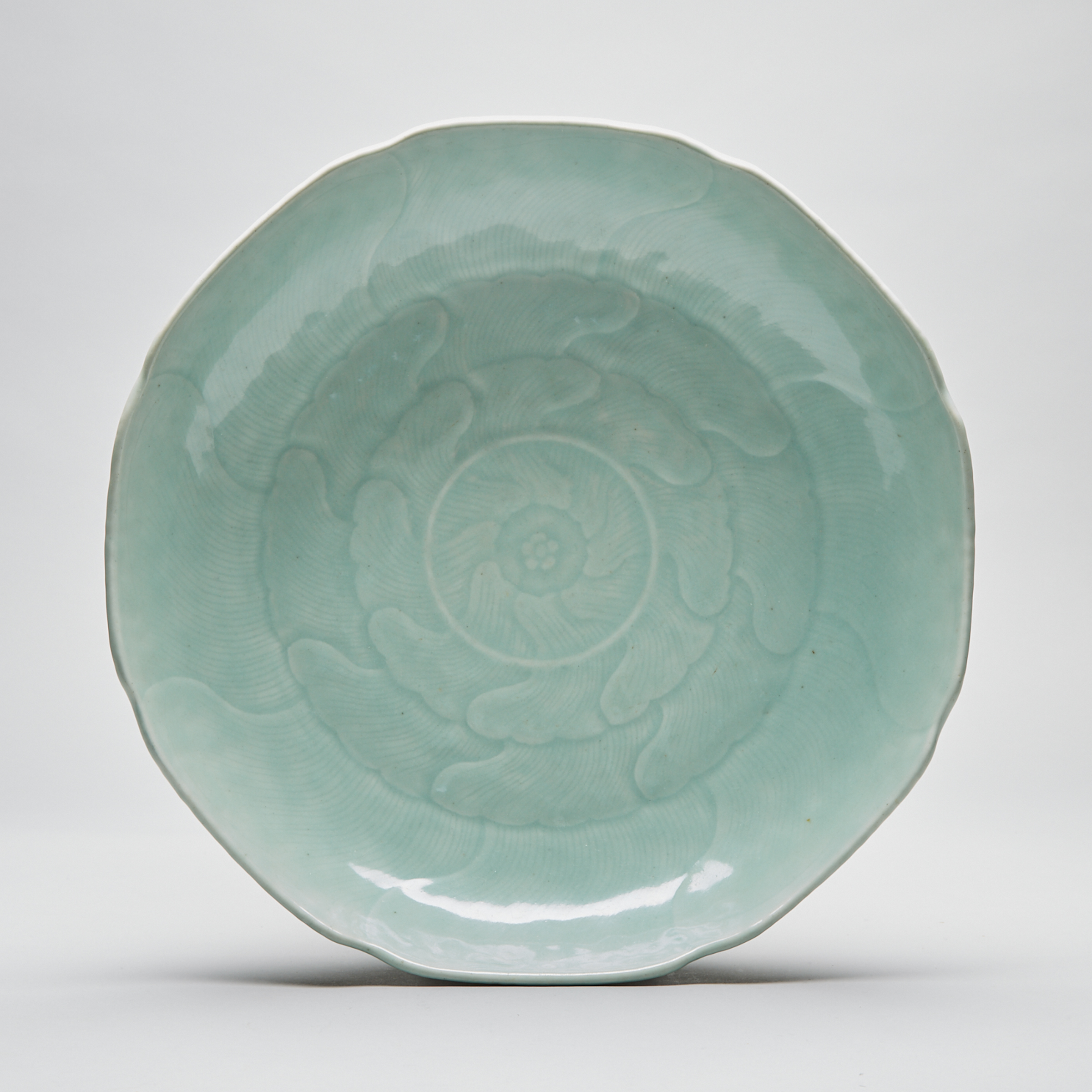 A Celadon-Glazed 'Lotus' Dish, 18th Century