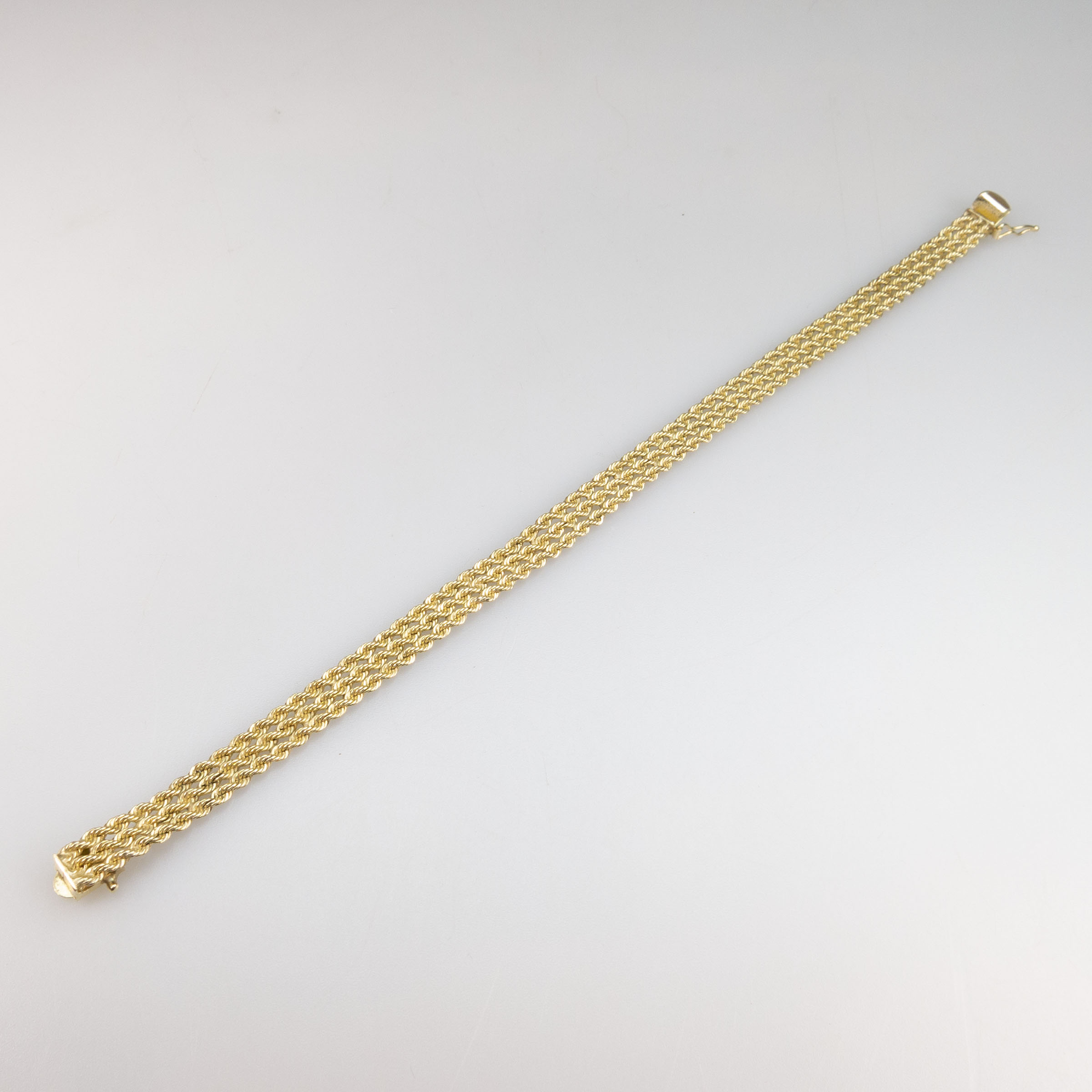 14k Yellow Gold Triple Rope Bracelet