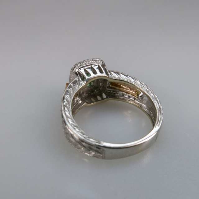 14k White And Yellow Gold Ring