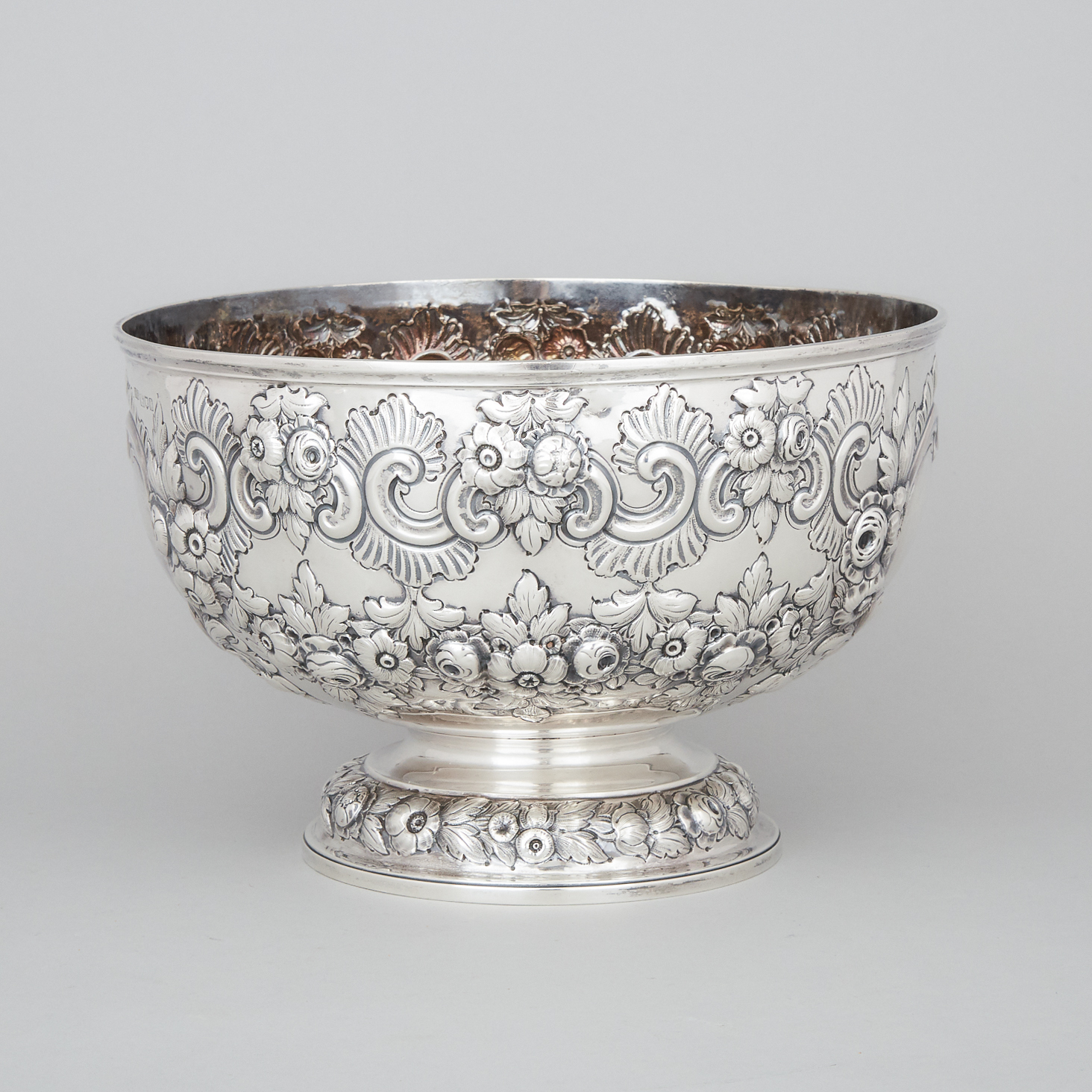 Late Victorian Silver Footed Bowl, Rowlands & Frazer, London, 1898