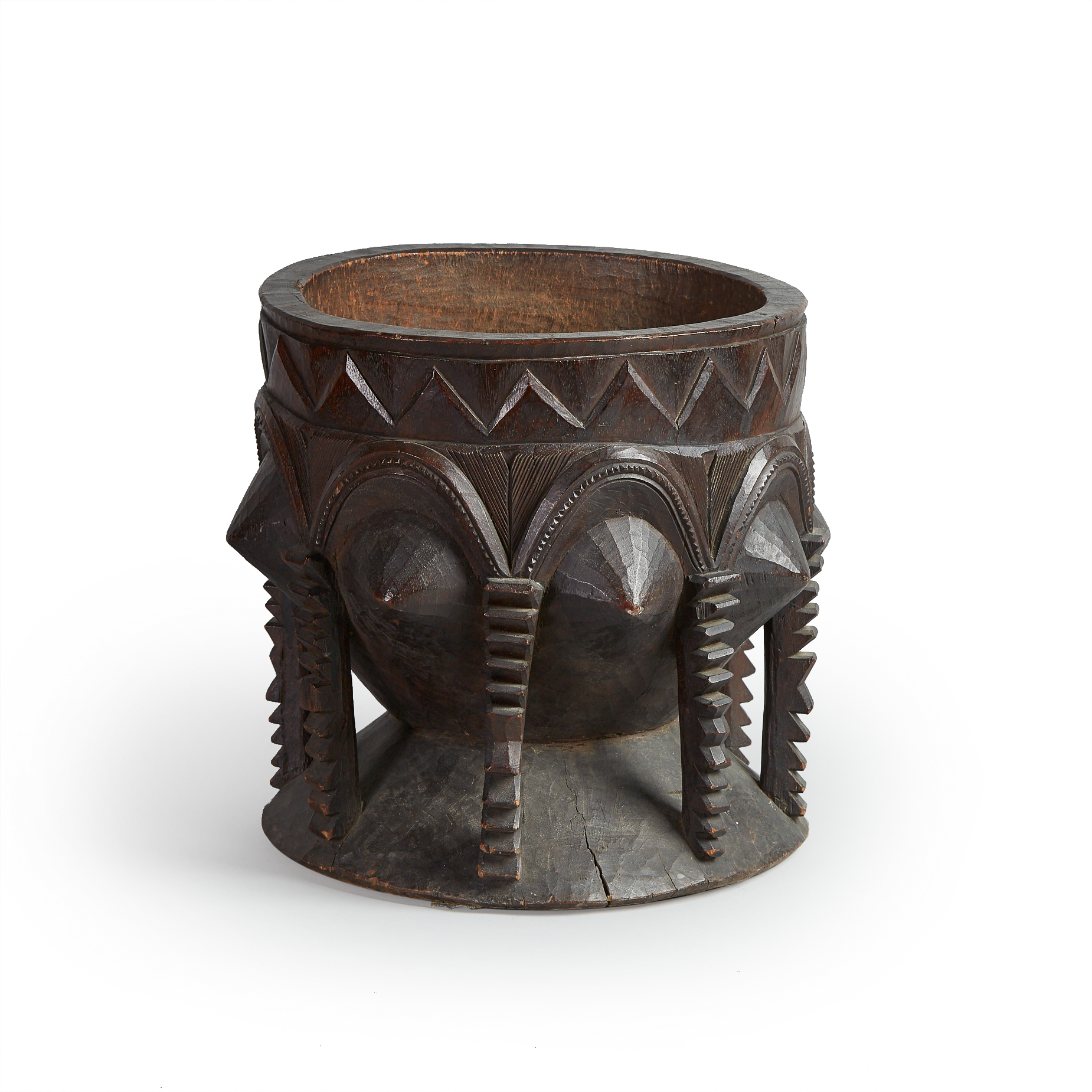West African Mortar, early to mid 20th century