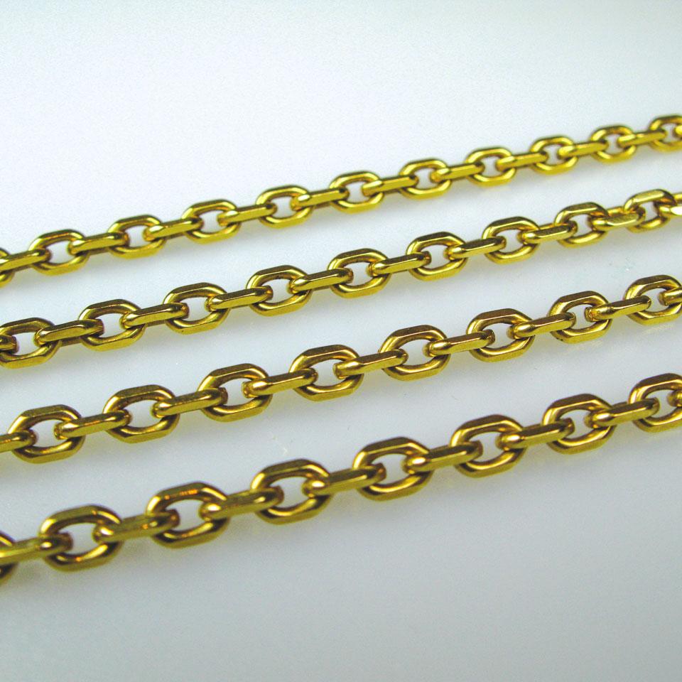 18k yellow gold Naval link chain