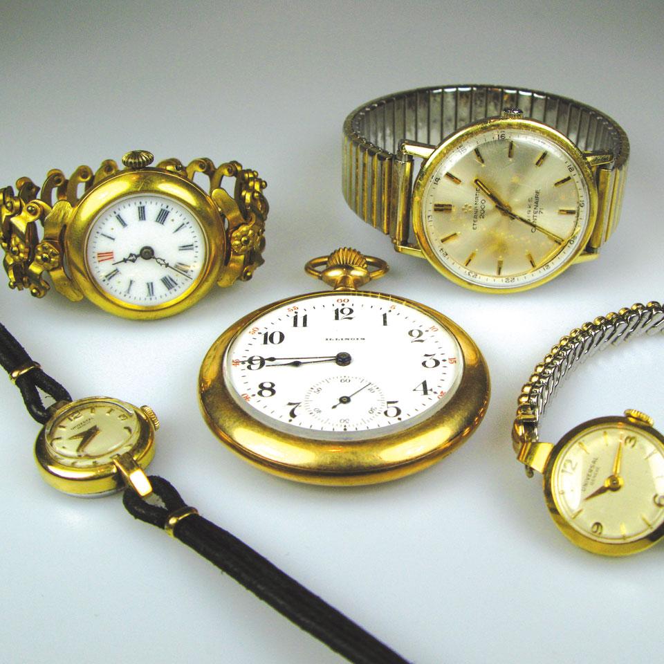 Illinois pocket watch in a gold-filled case