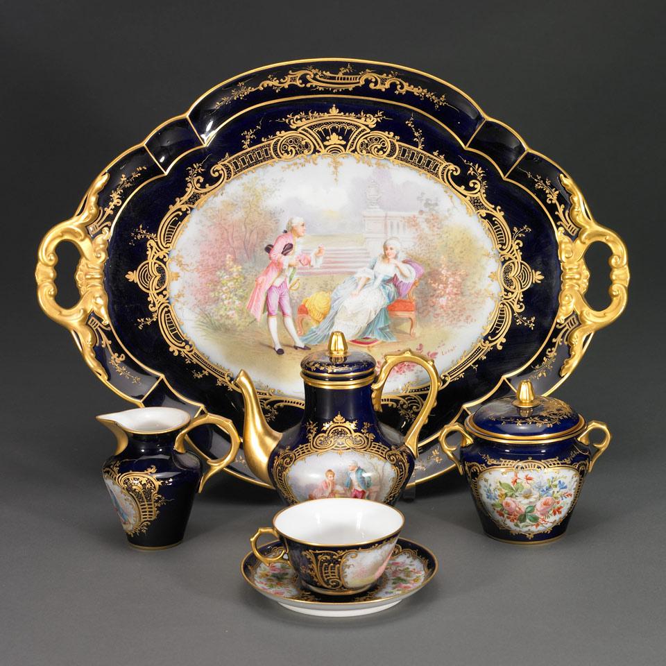 ‘Sèvres’ Solitaire Tea Service, early 20th century