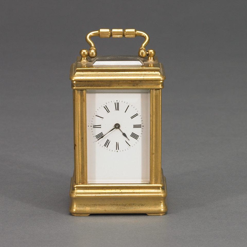 Miniature French Carriage Clock, c.1900
