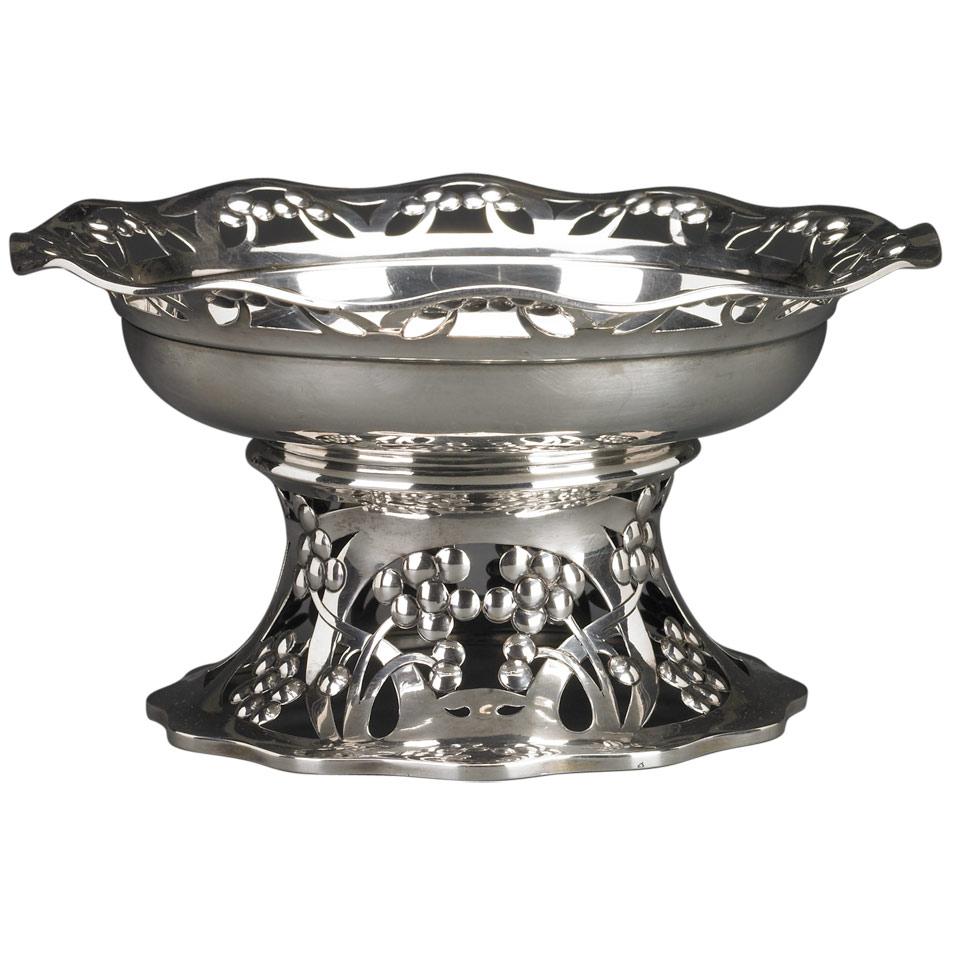 Austrian Silver Footed Bowl, Vienna, early 20th century