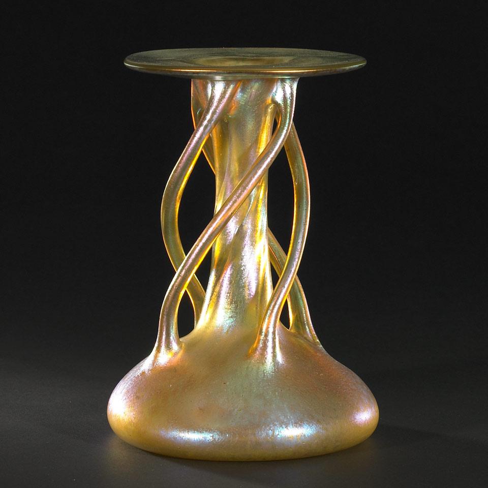Loetz Iridescent Glass Vase, c.1900