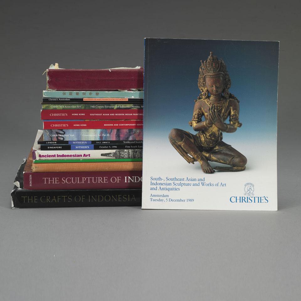 A Collection of Christie’s and Sotheby’s South East Asian Art Catalogues, 1989-2006, Nine Volumes