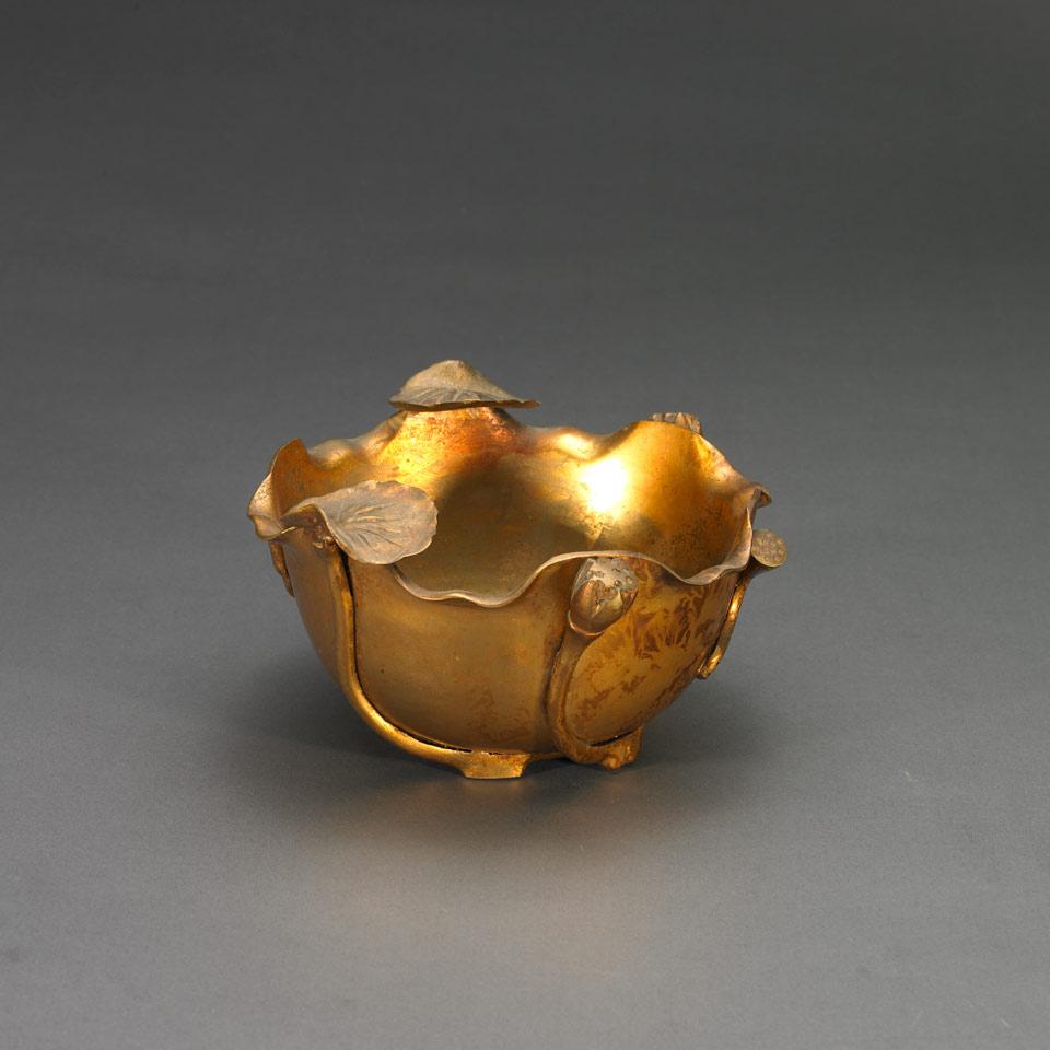 Bronze Lotus Form Bowl
