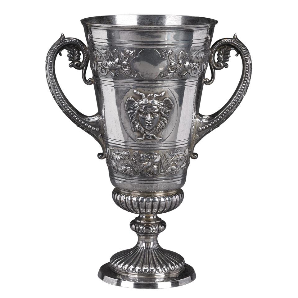 Victorian Silver Large Two-Handled Cup, James Barclay Hennell, London, 1878