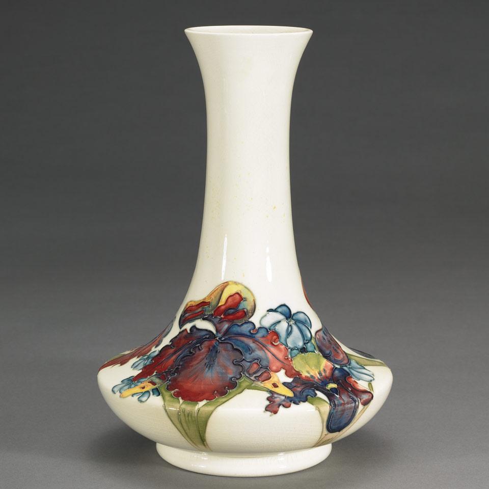Moorcroft Orchids Vase, 1960’s