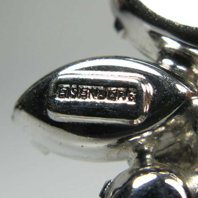Eisenberg Silver Tone Metal Brooch