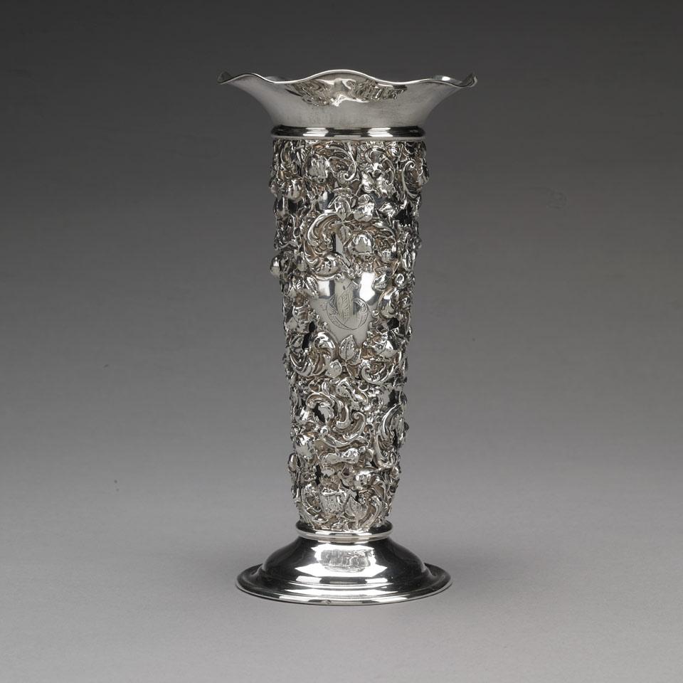 American Silver Vase, Mauser Mfg. Co., New York, N.Y., c.1900