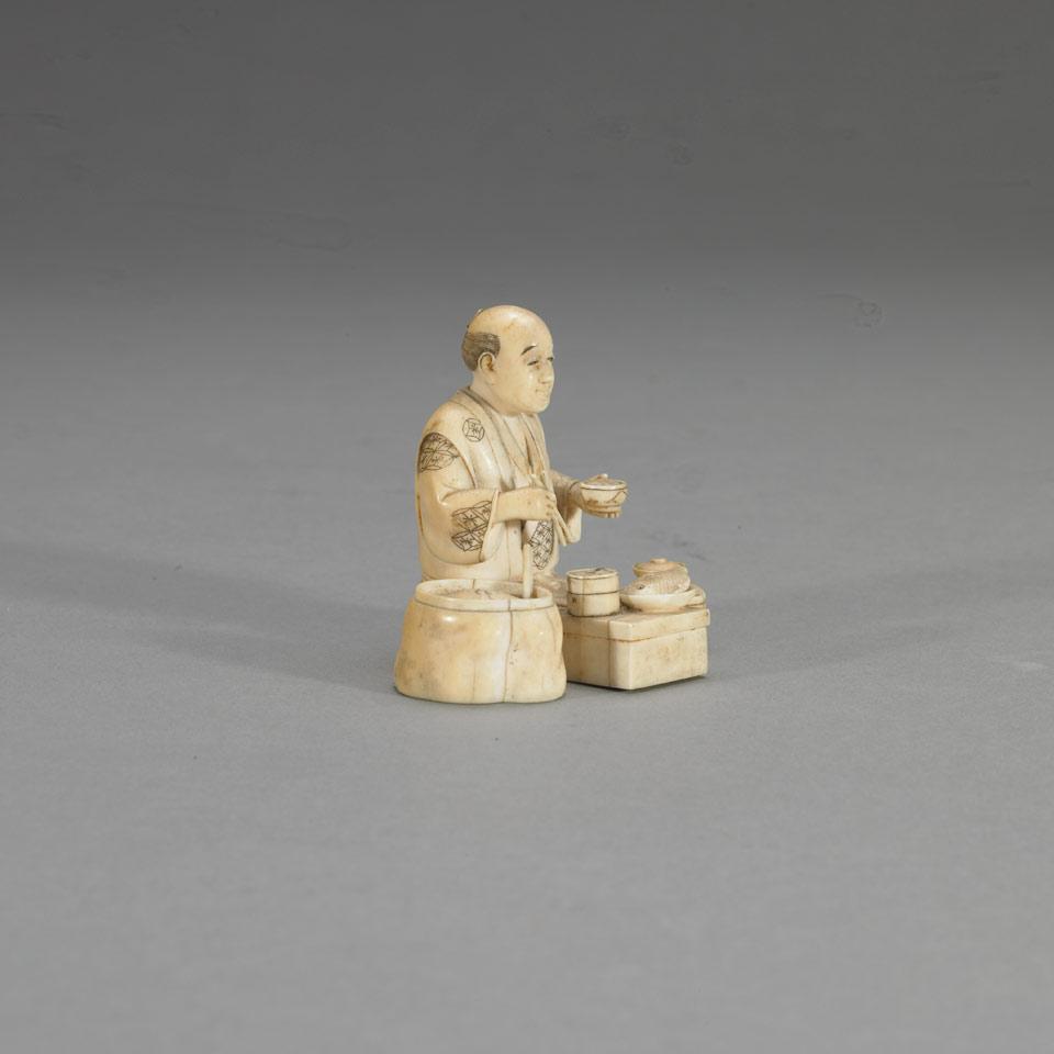 Ivory Carved Okimono, Early 20th Century