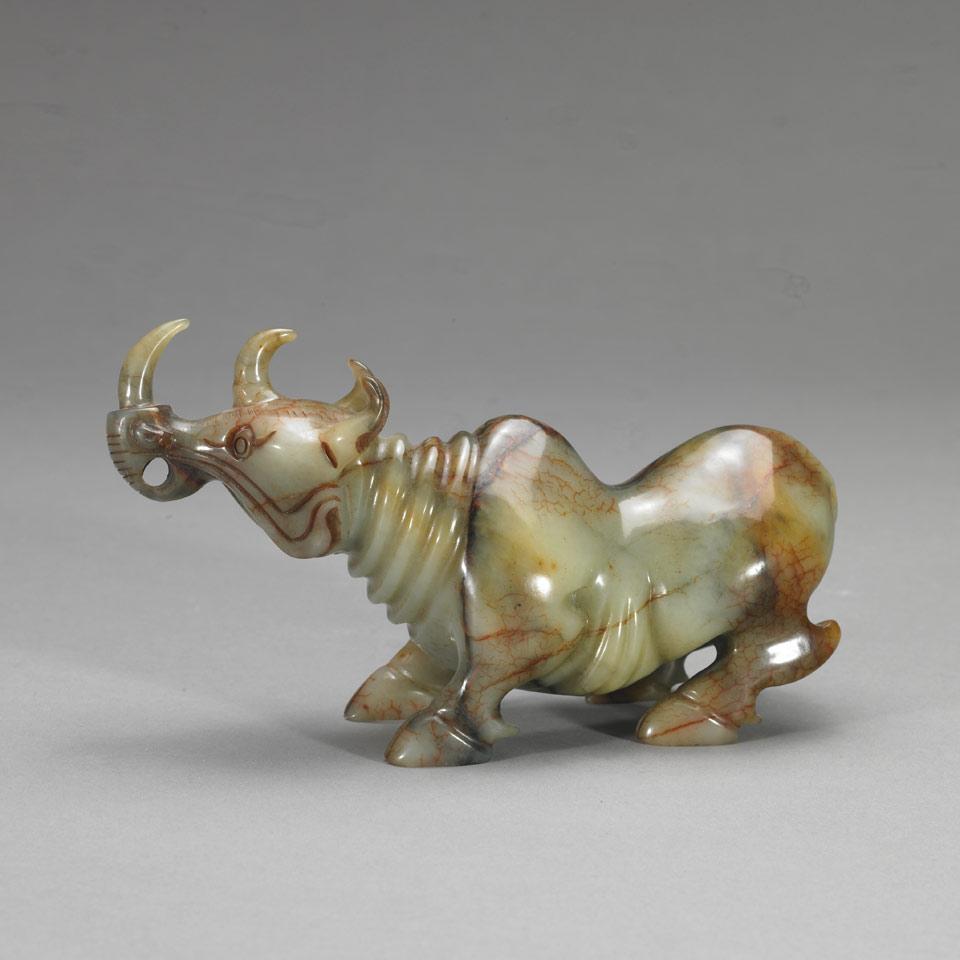 Hardstone Carved Rhinoceros