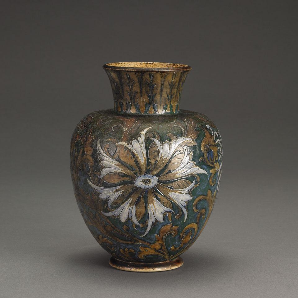 Martin Brothers Stoneware Vase, dated 1891