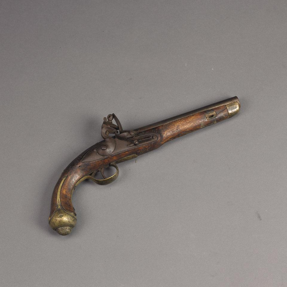Flintlock Pistol, early 19th century