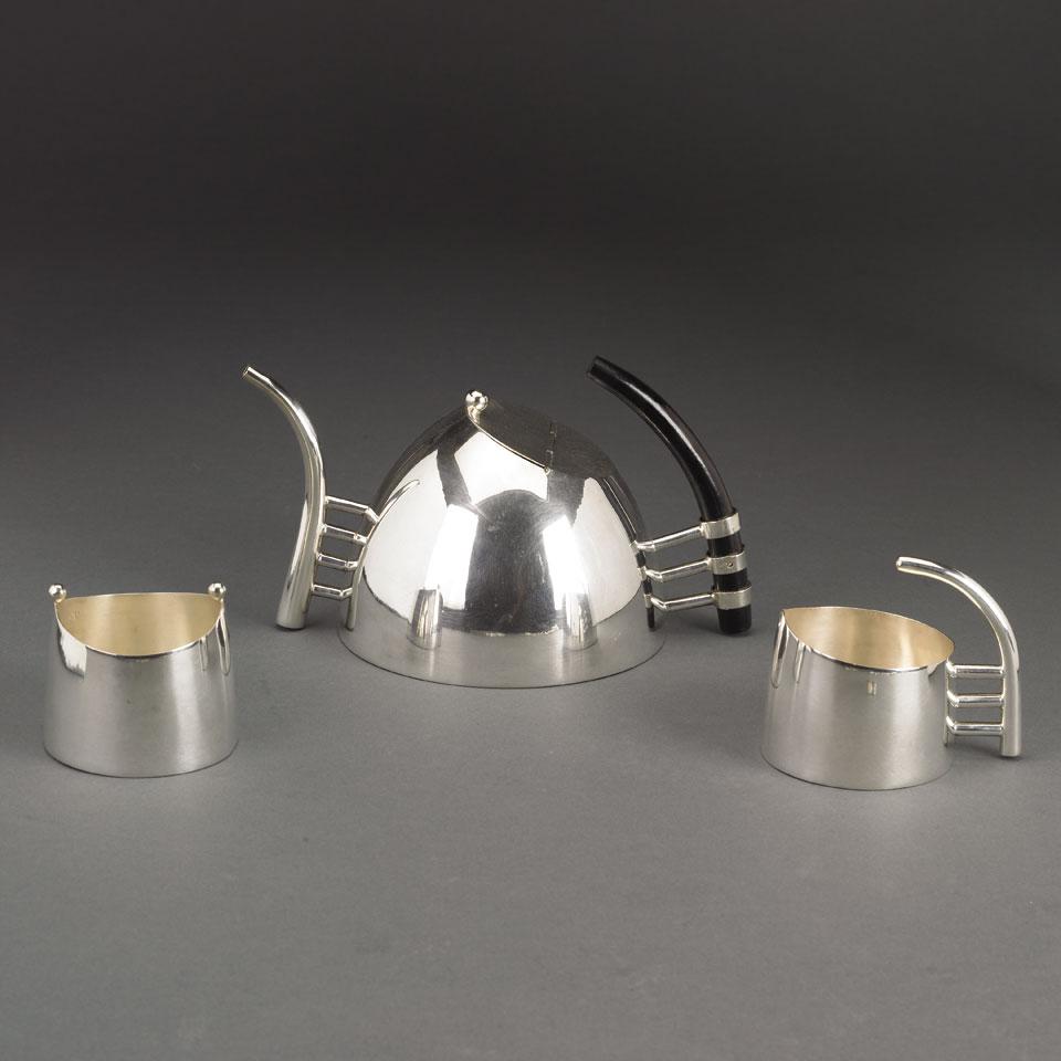 Modernist Electroplated Tea Service, 20th century