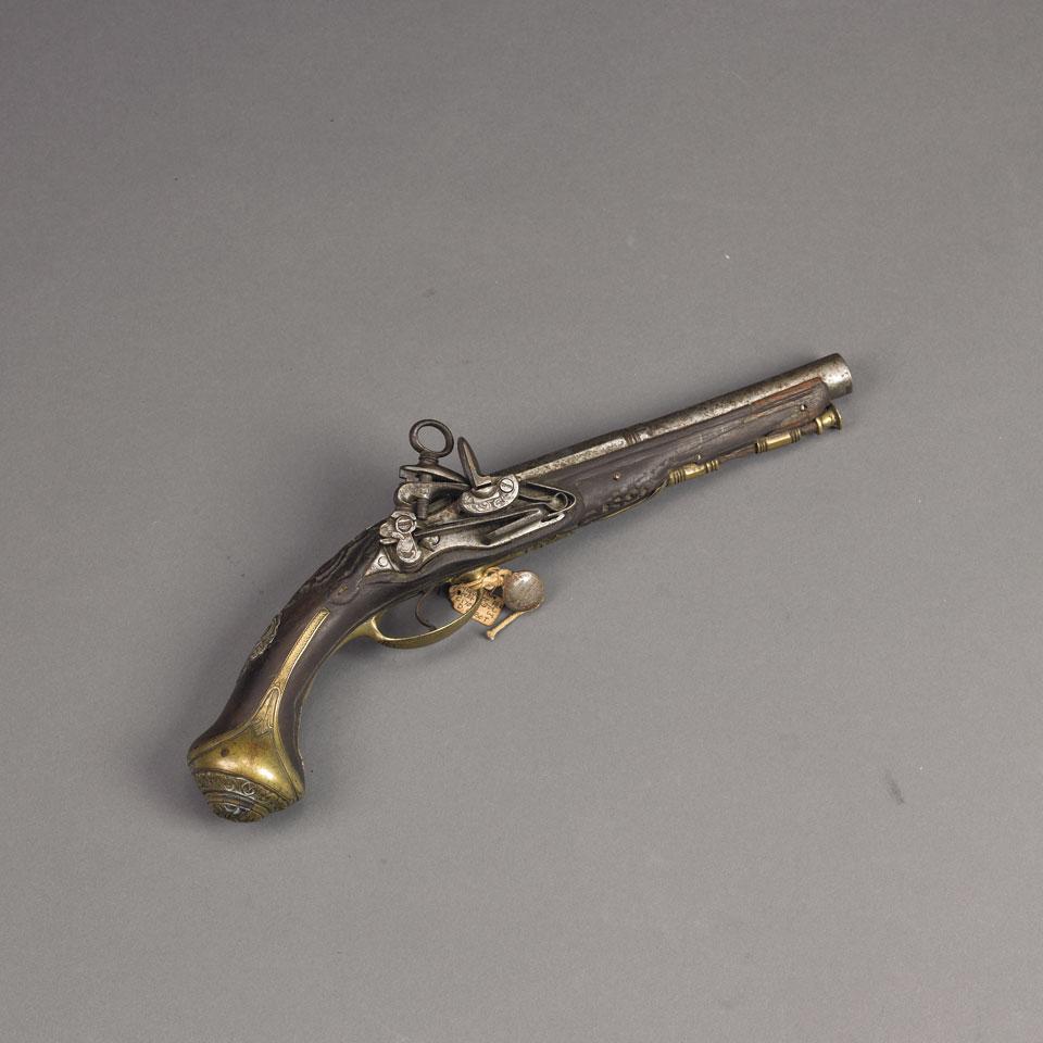 Spanish Miquelet-Lock Belt Pistol, late 18th century