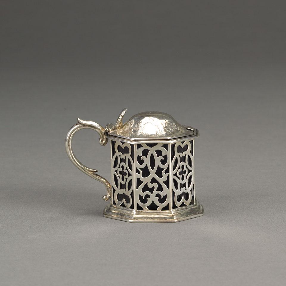 Victorian Silver Mustard Pot, Robert Harper, London, 1857