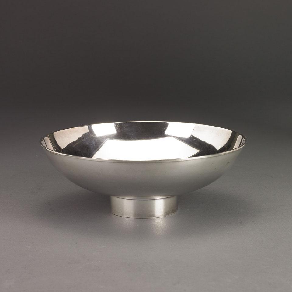Danish Silver Bowl, Soren Georg Jensen for Georg Jensen, Copenhagen, post-1945