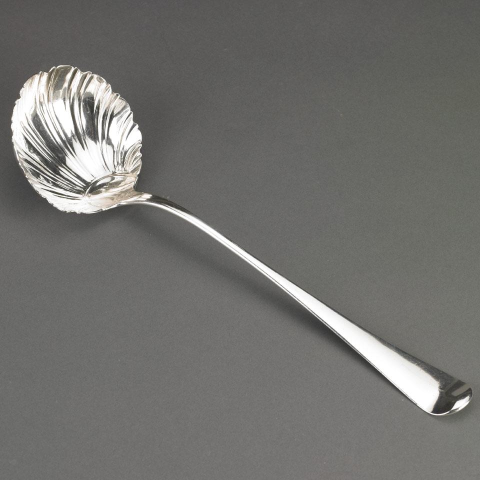 George III Silver Old English Pattern Soup Ladle, London, c.1760