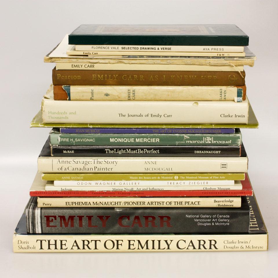 Twenty-Two Volumes on Emily Carr and Other Female Artists