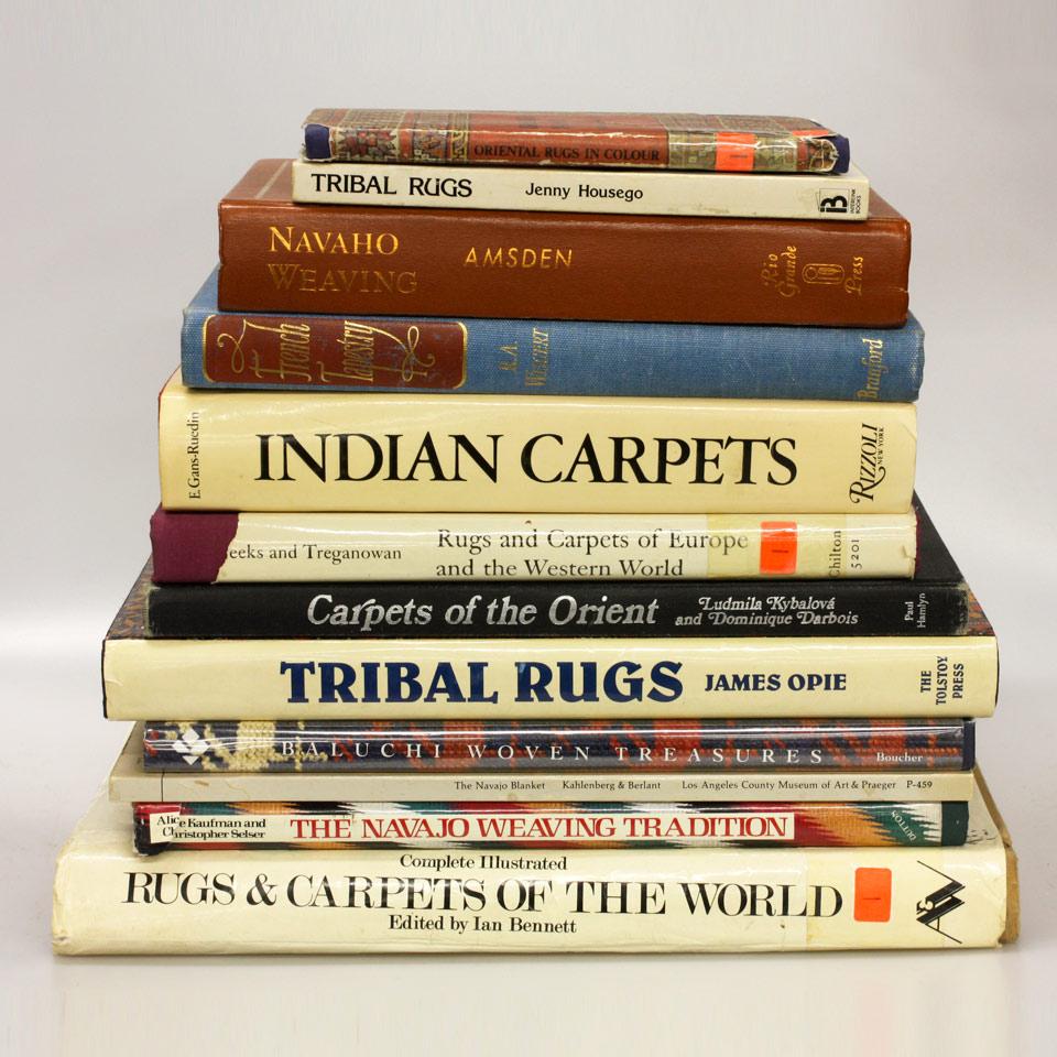 Thirteen Volumes on Rugs and Carpets, International 