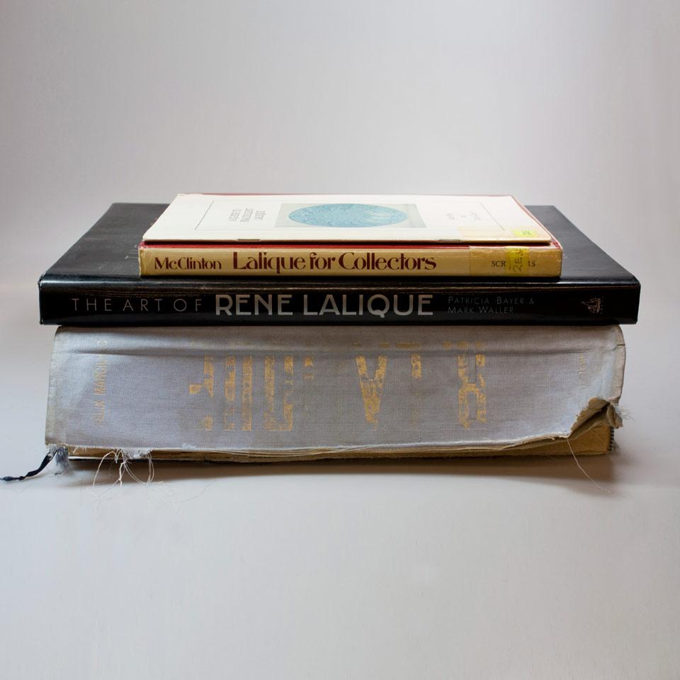 Four Volumes on Lalique Glass