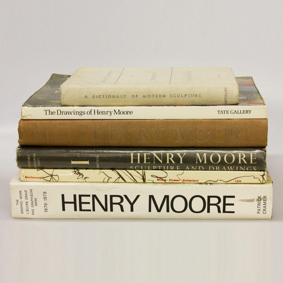 Six Volumes on Henry Moore and Modern Sculpture