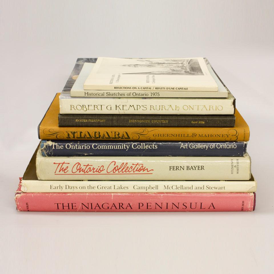 Nine Volumes on Art from Ontario