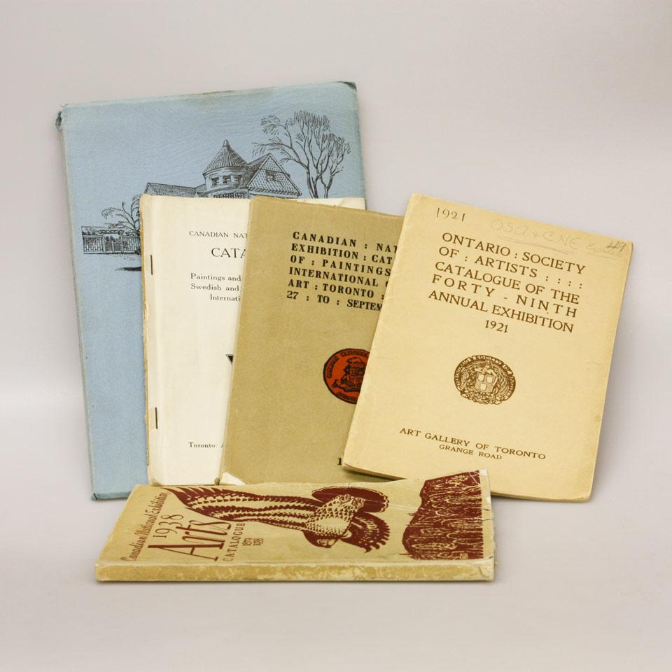 Twenty Volumes on Early Twentieth Century Canadian Exhibition Catalogues