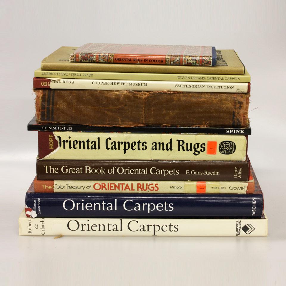 Eleven Volumes on Oriental Rugs and Carpets
