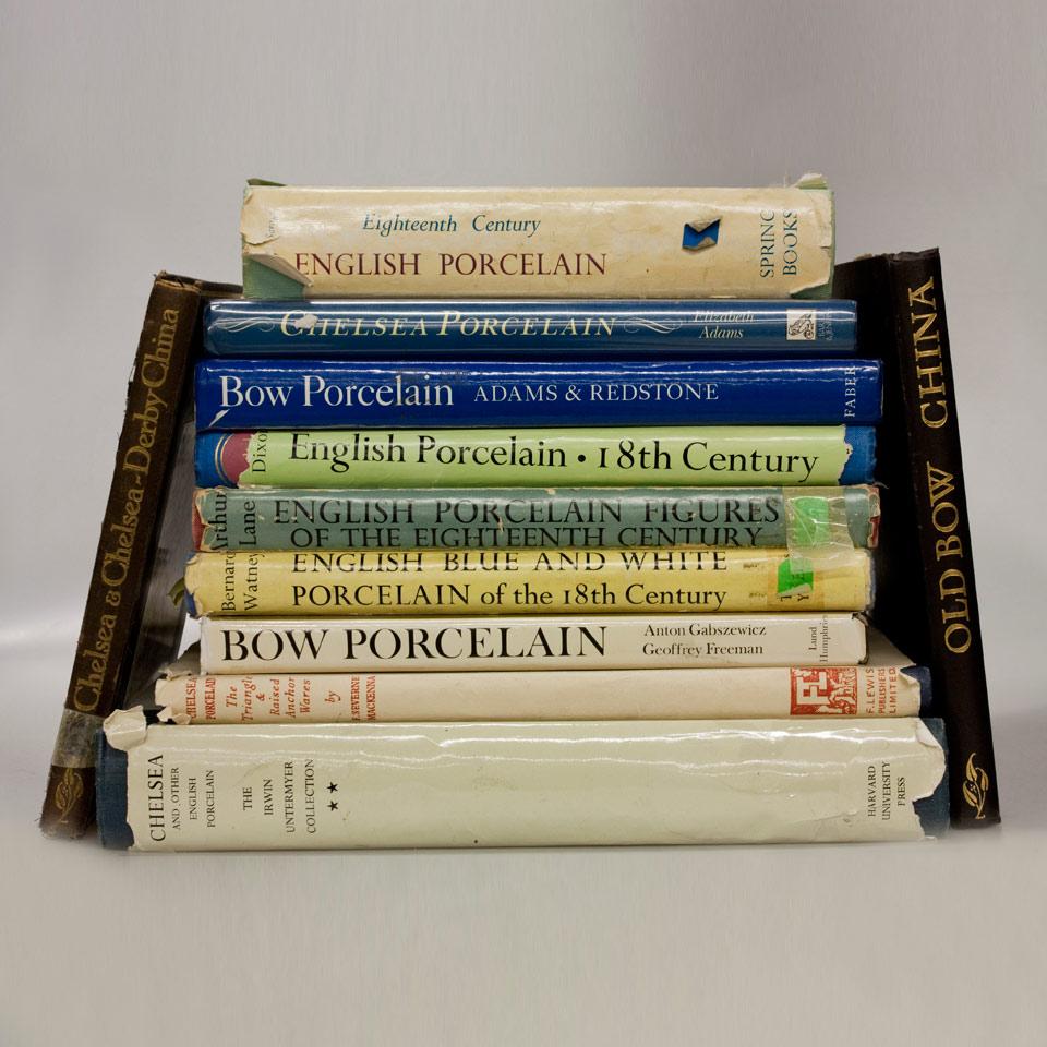 Eleven Volumes on English Porcelain