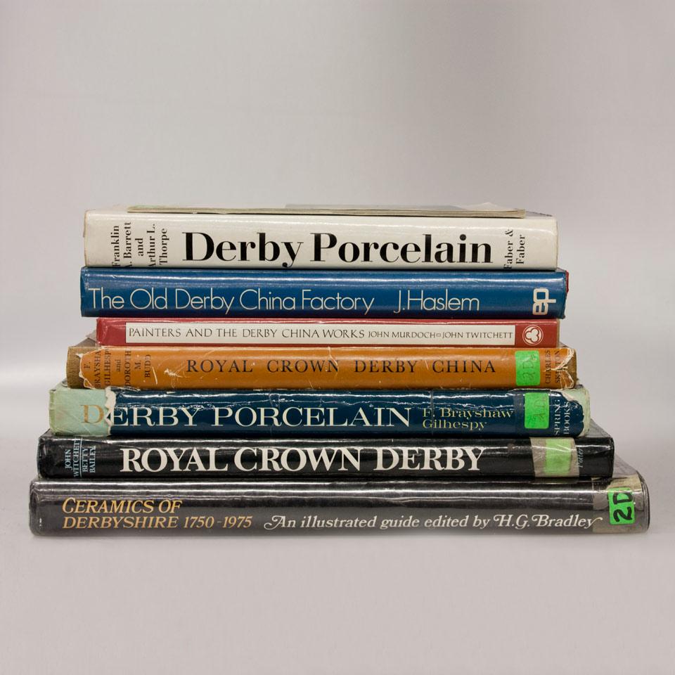 Eight Volumes on Derby Porcelain