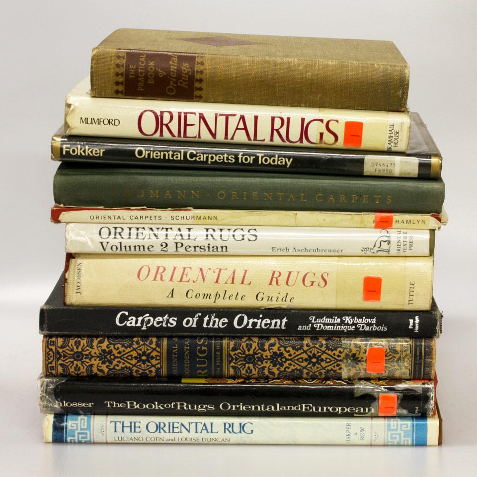Eleven Volumes on Oriental Rugs