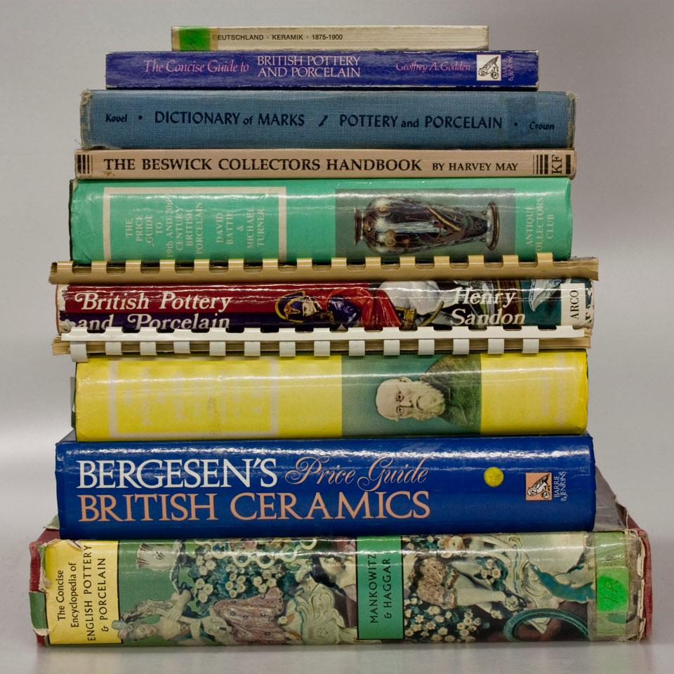 Twelve Volumes on Ceramic Marks and General Reference