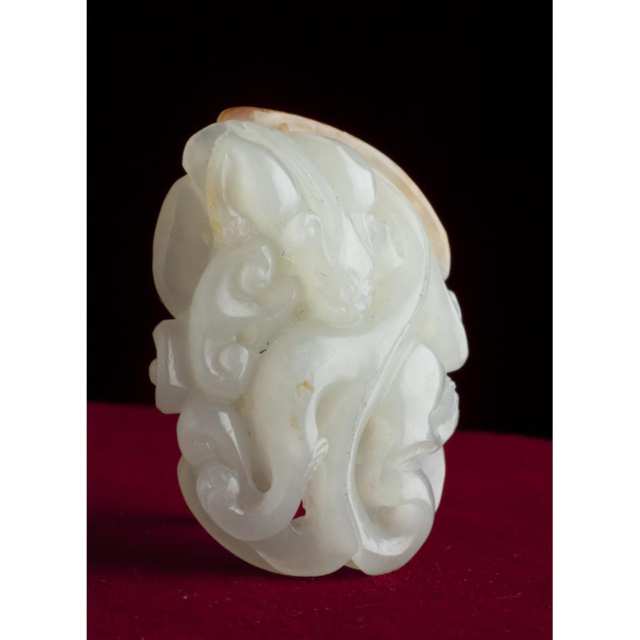Jade Dragon Pendant, Qing Dynasty, 18th Century