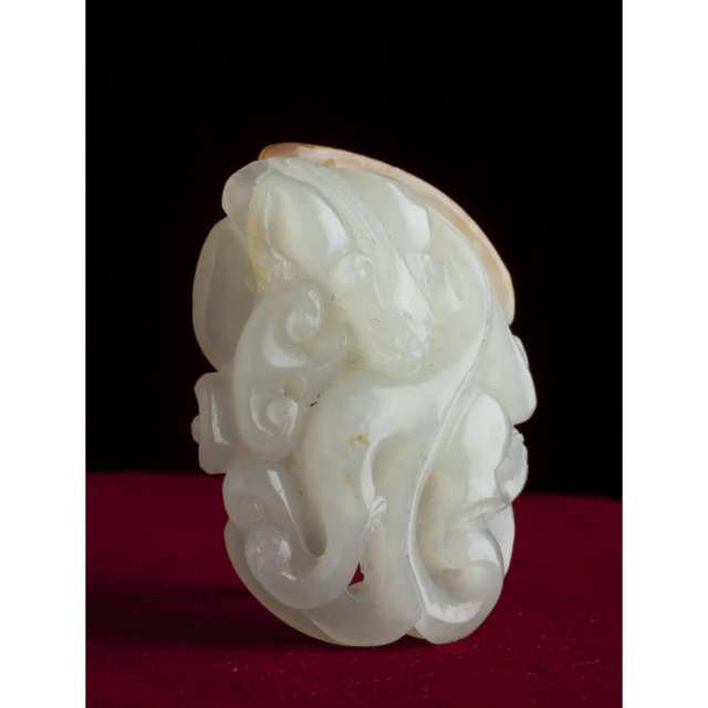 Jade Dragon Pendant, Qing Dynasty, 18th Century