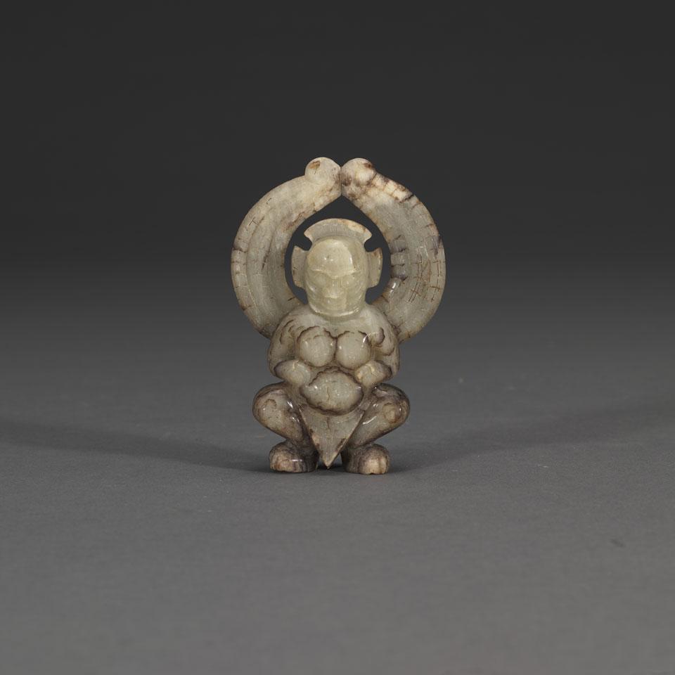 Yuan-Style Jade Guardian