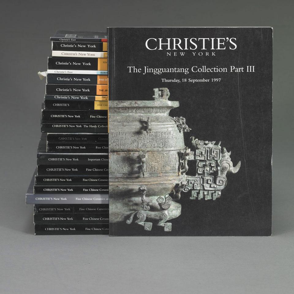 Christie’s New York, 1990-1999, Twenty-Three Volumes on Chinese Art