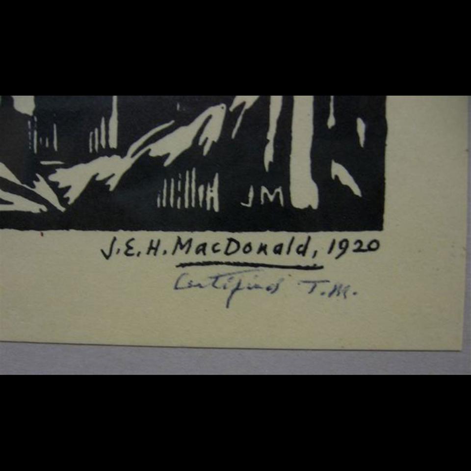 J.E.H. MACDONALD (CANADIAN, 1873-1932)