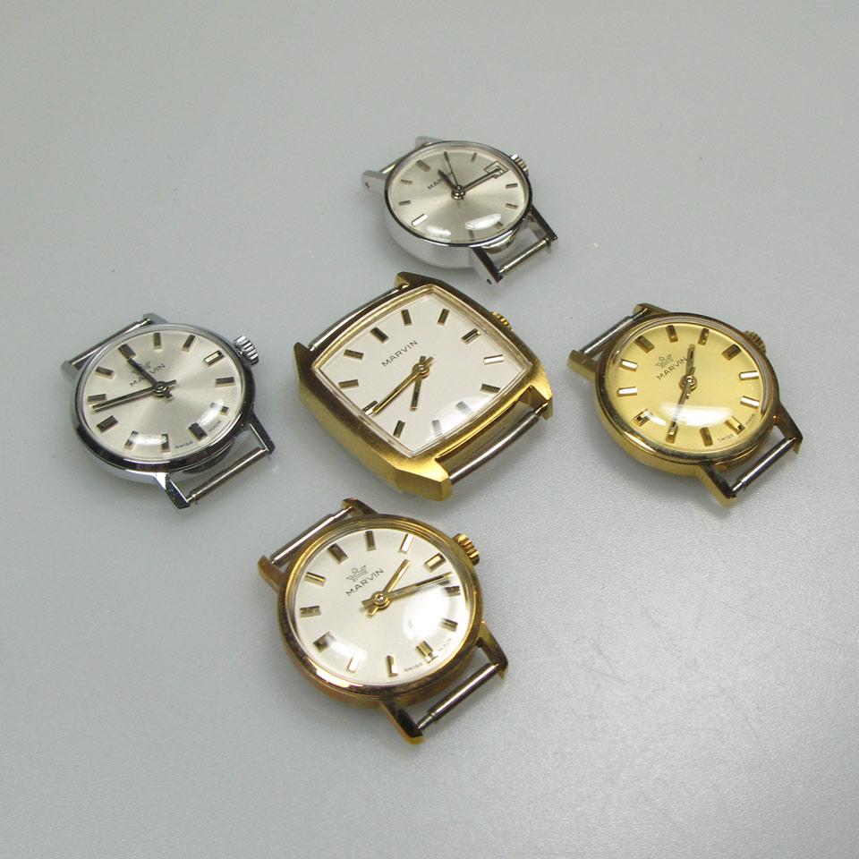 35 Various Lady’s Marvin Wristwatches
