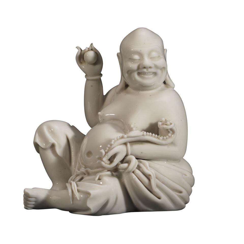 Blanc-de-Chine Figure of Budai, 19th Century