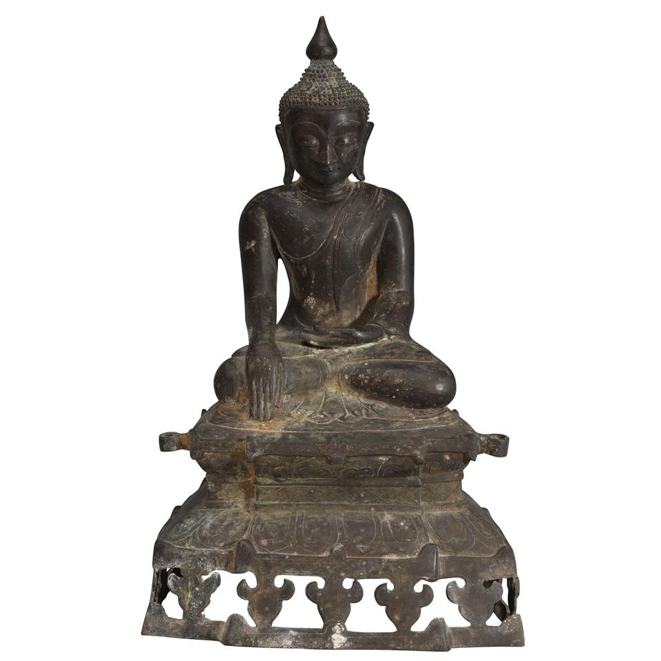 Seated Figure of Buddha, Shan States, Burma, 19th Century